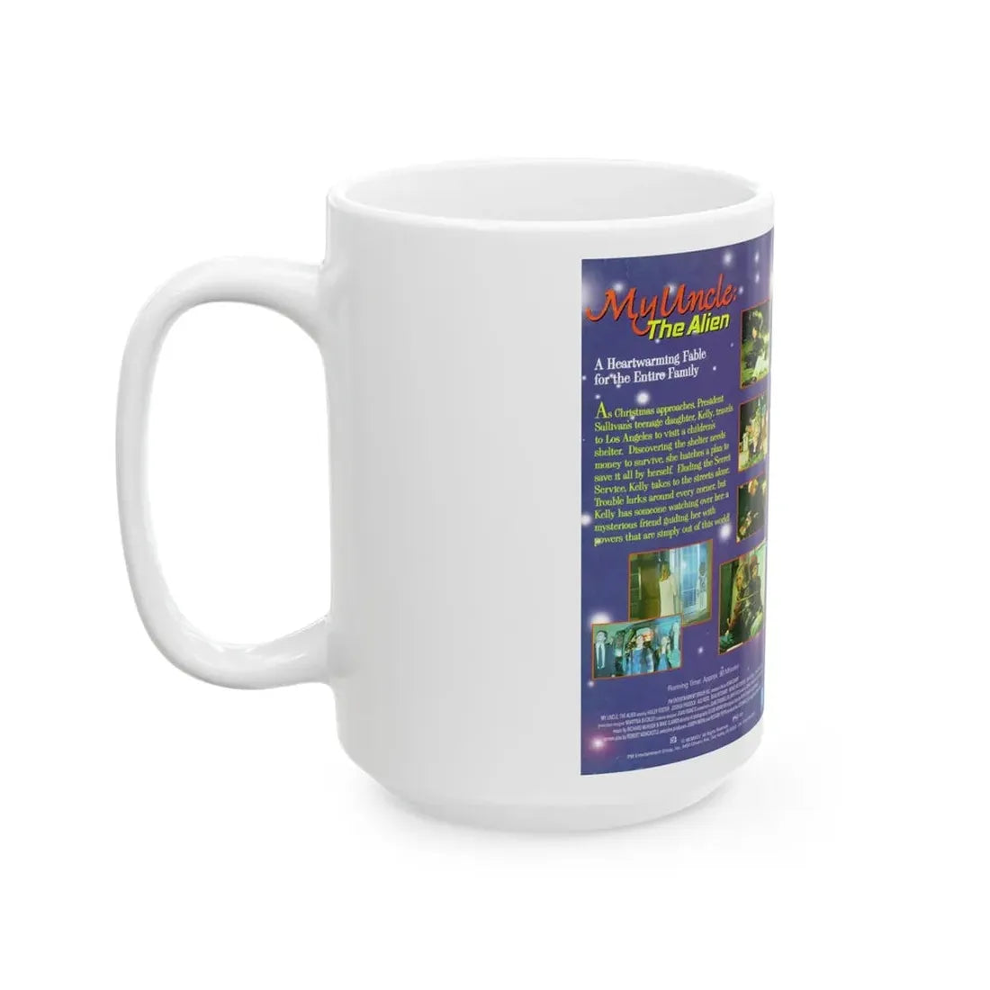 MY UNCLE THE ALIEN (VHS COVER) - White Coffee Mug - Go Mug Yourself
