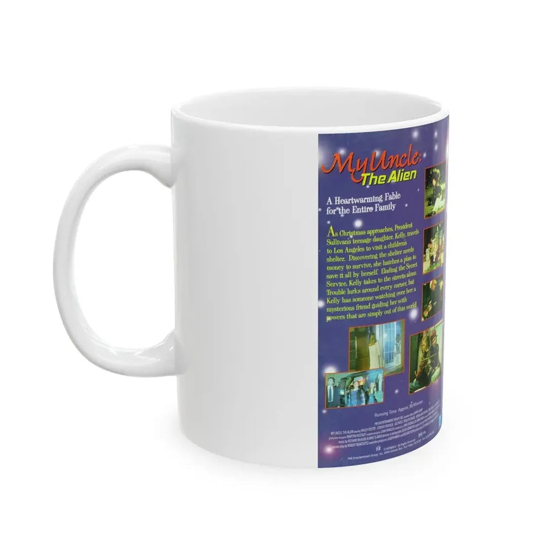 MY UNCLE THE ALIEN (VHS COVER) - White Coffee Mug - Go Mug Yourself