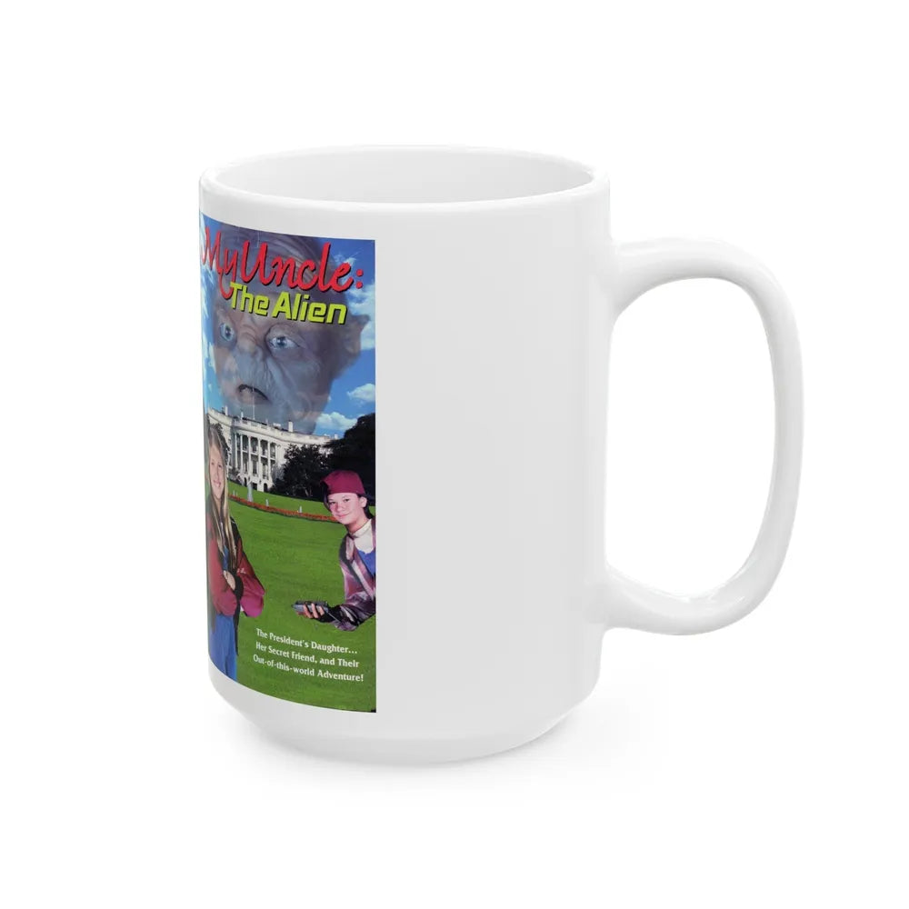 MY UNCLE THE ALIEN (VHS COVER) - White Coffee Mug-Go Mug Yourself