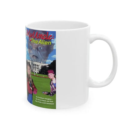 MY UNCLE THE ALIEN (VHS COVER) - White Coffee Mug - Go Mug Yourself