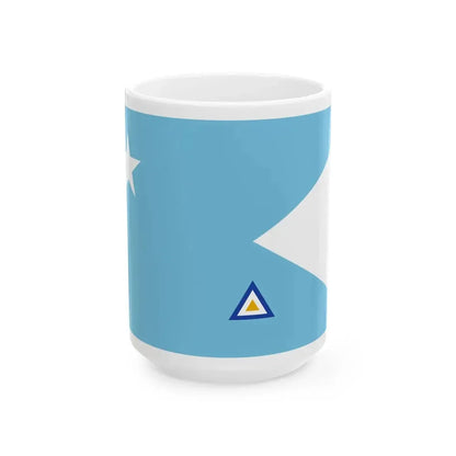 Myanmar Air Force Guidon (Myanmar) White Coffee Mug 15oz - Go Mug Yourself