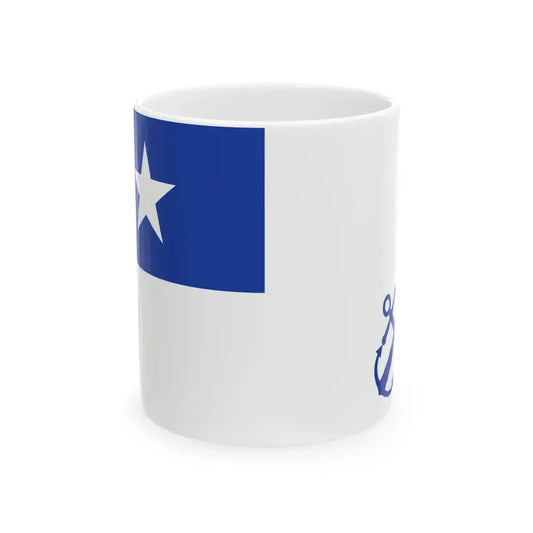Myanmar Coast Guard Ensign (Myanmar) White Coffee Mug 11oz - Go Mug Yourself