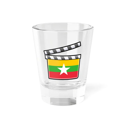 Myanmar film clapperboard (Myanmar) Shot Glass 1.5oz 1.5oz - Go Mug Yourself