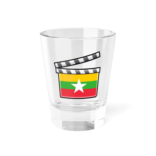 Myanmar film clapperboard (Myanmar) Shot Glass 1.5oz 1.5oz - Go Mug Yourself
