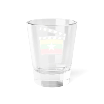 Myanmar film clapperboard (Myanmar) Shot Glass 1.5oz - Go Mug Yourself
