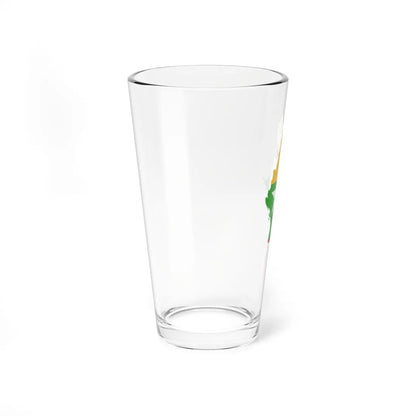 Myanmar Map Flag (Myanmar) Pint Glass 16oz - Go Mug Yourself