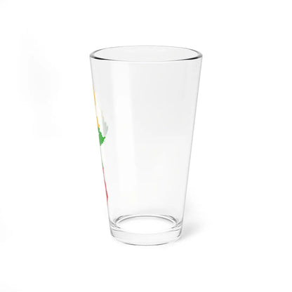 Myanmar Map Flag (Myanmar) Pint Glass 16oz - Go Mug Yourself