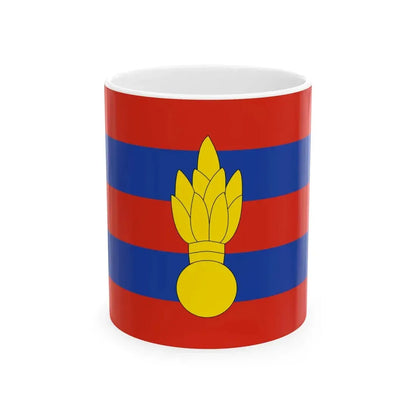 Myanmar Military Engineers Flag (Myanmar) White Coffee Mug 11oz - Go Mug Yourself
