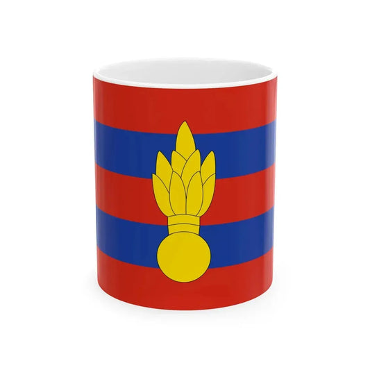 Myanmar Military Engineers Flag (Myanmar) White Coffee Mug 11oz - Go Mug Yourself