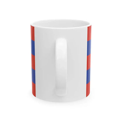 Myanmar Military Engineers Flag (Myanmar) White Coffee Mug - Go Mug Yourself