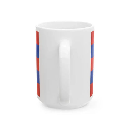 Myanmar Military Engineers Flag (Myanmar) White Coffee Mug - Go Mug Yourself