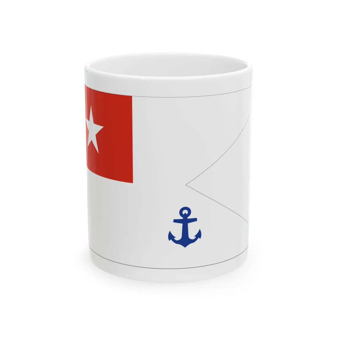 Myanmar Navy Guidon (Myanmar) White Coffee Mug 11oz - Go Mug Yourself