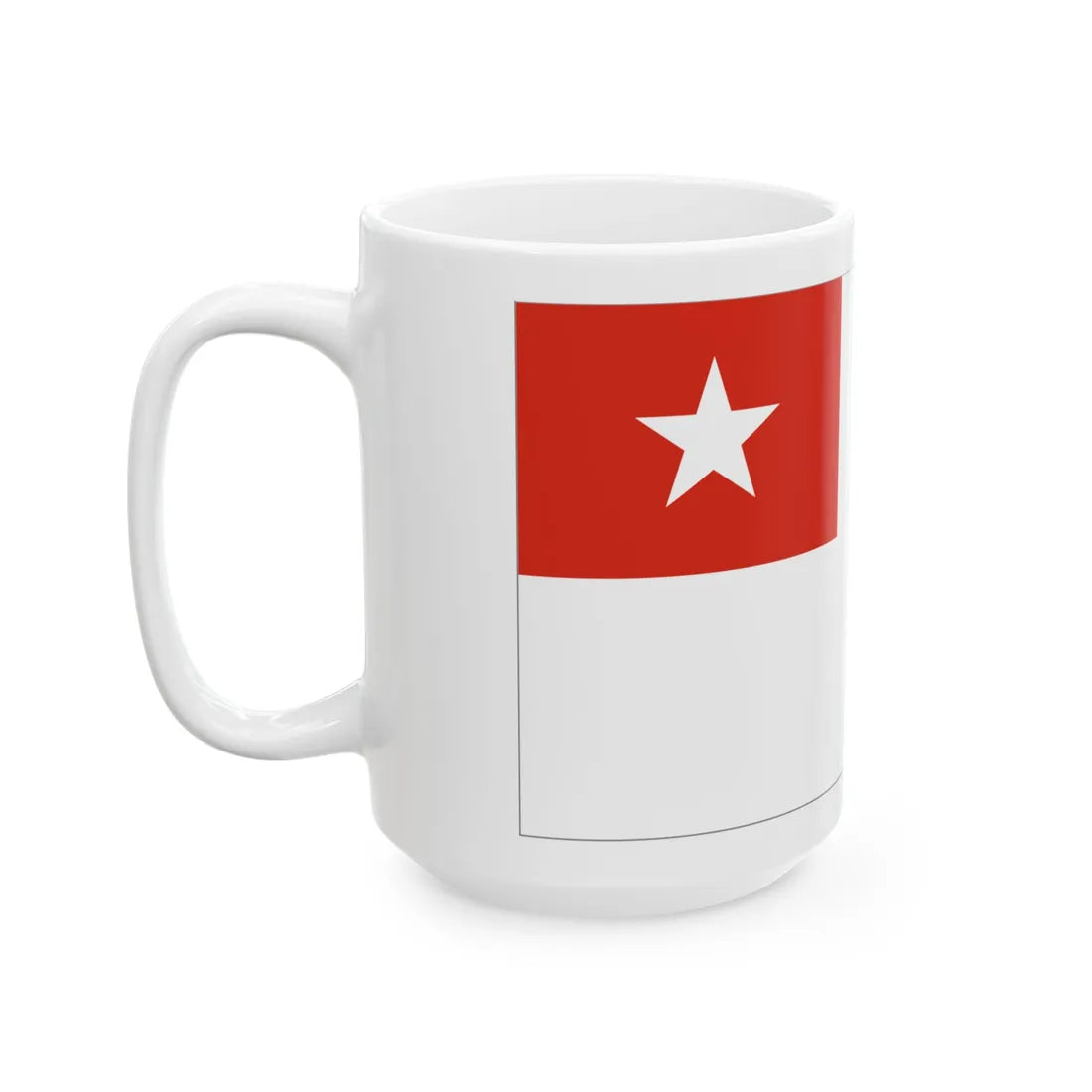 Myanmar Navy Guidon (Myanmar) White Coffee Mug - Go Mug Yourself