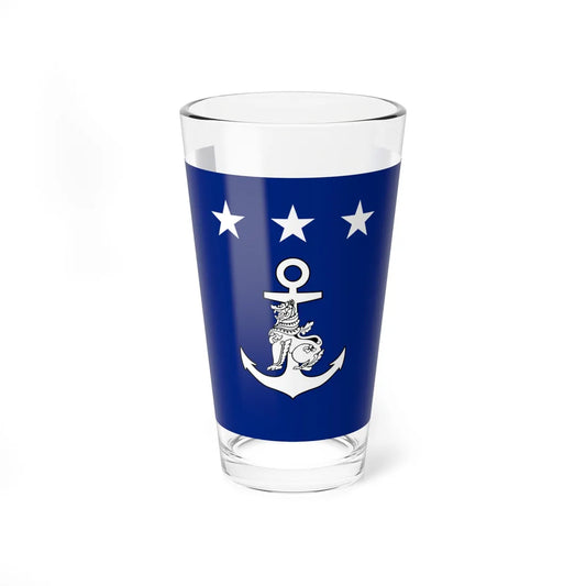 Myanmar Navy Vice-Admiral Flag (Myanmar) Pint Glass 16oz 16oz - Go Mug Yourself