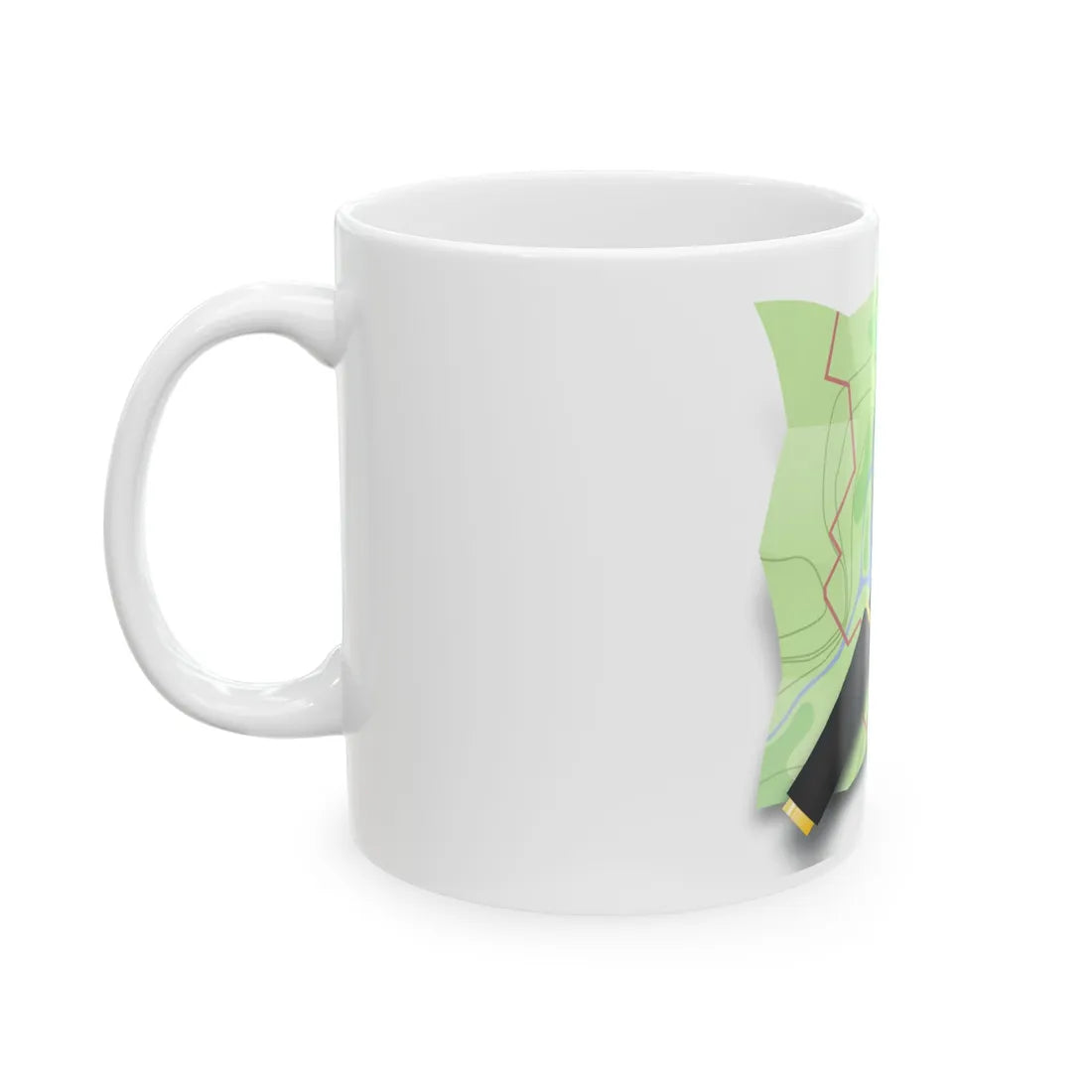 Mychosm Nigeria (Niger) White Coffee Mug - Go Mug Yourself