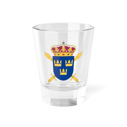 Myndigheten för totalförsvarsanalys vapen (Sweden) (Coat of Arms) Shot Glass 1.5oz 1.5oz - Go Mug Yourself