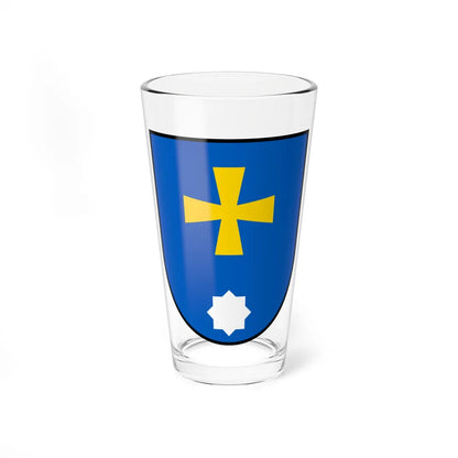 Myrhorod coat of arms lesser (Ukraine) (Coat of Arms) Pint Glass 16oz 16oz - Go Mug Yourself
