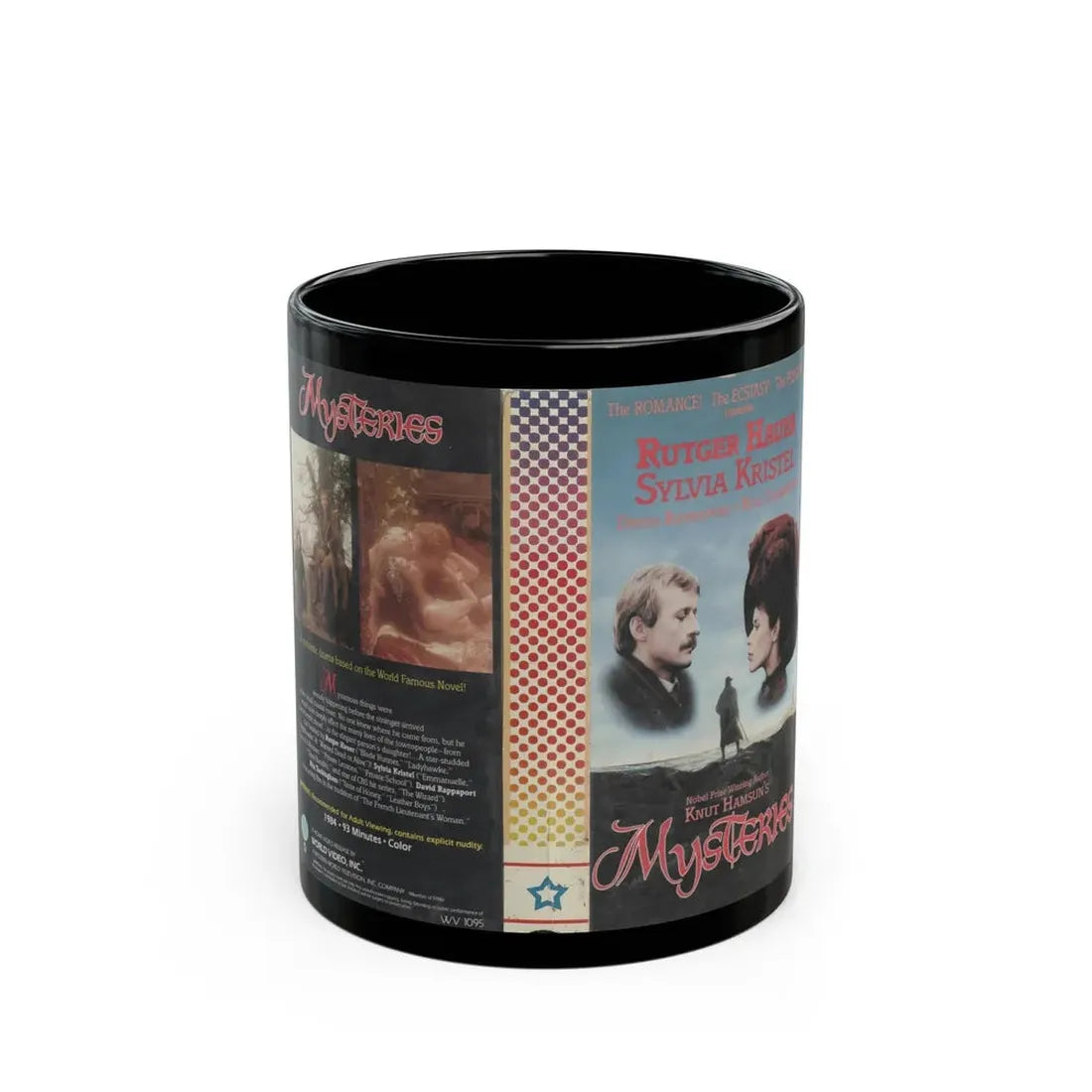 MYSTERIES (VHS COVER) - Black Coffee Mug 11oz - Go Mug Yourself