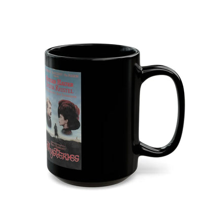 MYSTERIES (VHS COVER) - Black Coffee Mug-Go Mug Yourself