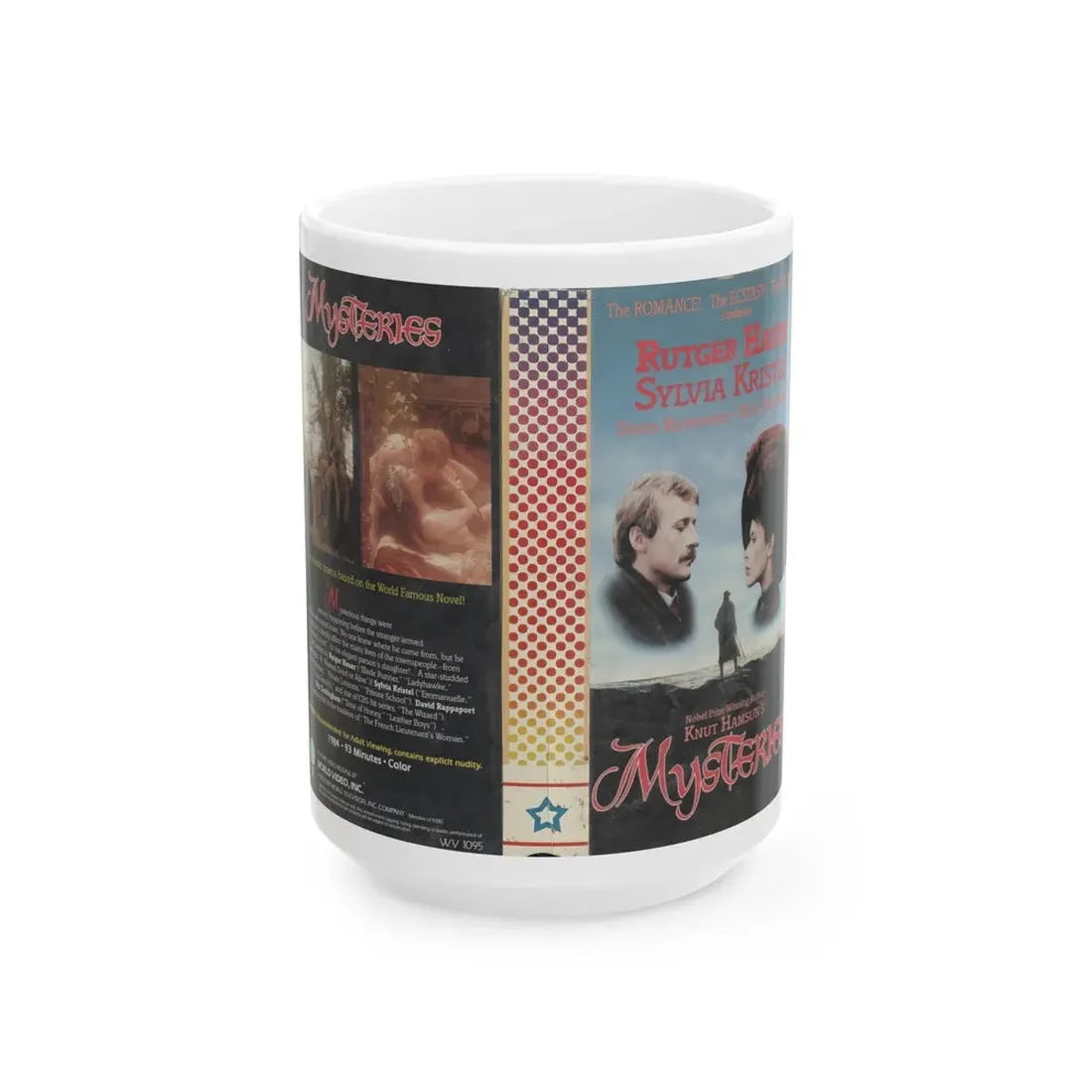 MYSTERIES (VHS COVER) - White Coffee Mug 15oz - Go Mug Yourself