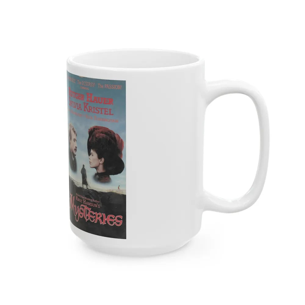 MYSTERIES (VHS COVER) - White Coffee Mug-Go Mug Yourself