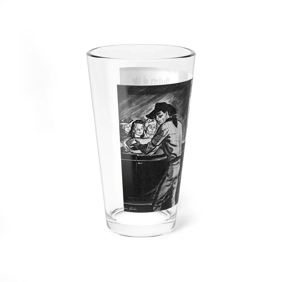 Mystery of the Lost Village, Calling All Girls, October-November 1945 (Magazine Illustration) Pint Glass 16oz - Go Mug Yourself