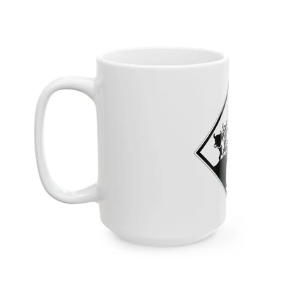 N-00 1926 template (Nebraska) (Road Sign) White Coffee Mug - Go Mug Yourself