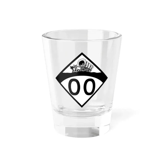 N-00 1950s template (Nebraska) (Road Sign) Shot Glass 1.5oz 1.5oz - Go Mug Yourself