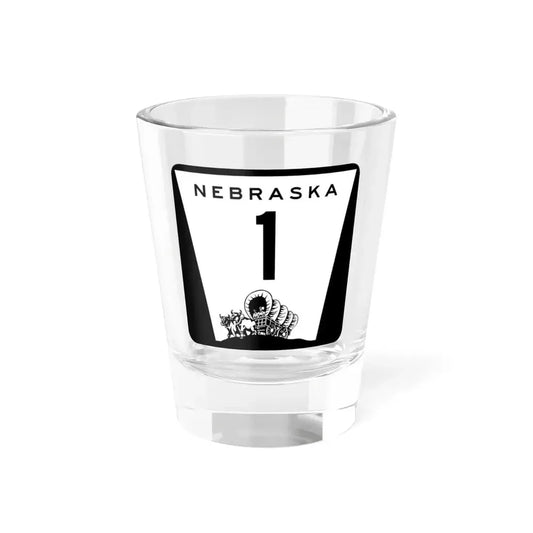 N-1 (Nebraska) (Road Sign) Shot Glass 1.5oz 1.5oz - Go Mug Yourself