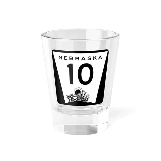 N-10 (Nebraska) (Road Sign) Shot Glass 1.5oz 1.5oz - Go Mug Yourself