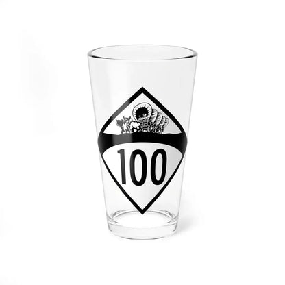 N-100 1950 (Nebraska) (Road Sign) Pint Glass 16oz 16oz - Go Mug Yourself