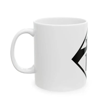 N-102 1950 (Nebraska) (Road Sign) White Coffee Mug - Go Mug Yourself
