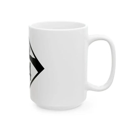 N-104 1950 (Nebraska) (Road Sign) White Coffee Mug - Go Mug Yourself