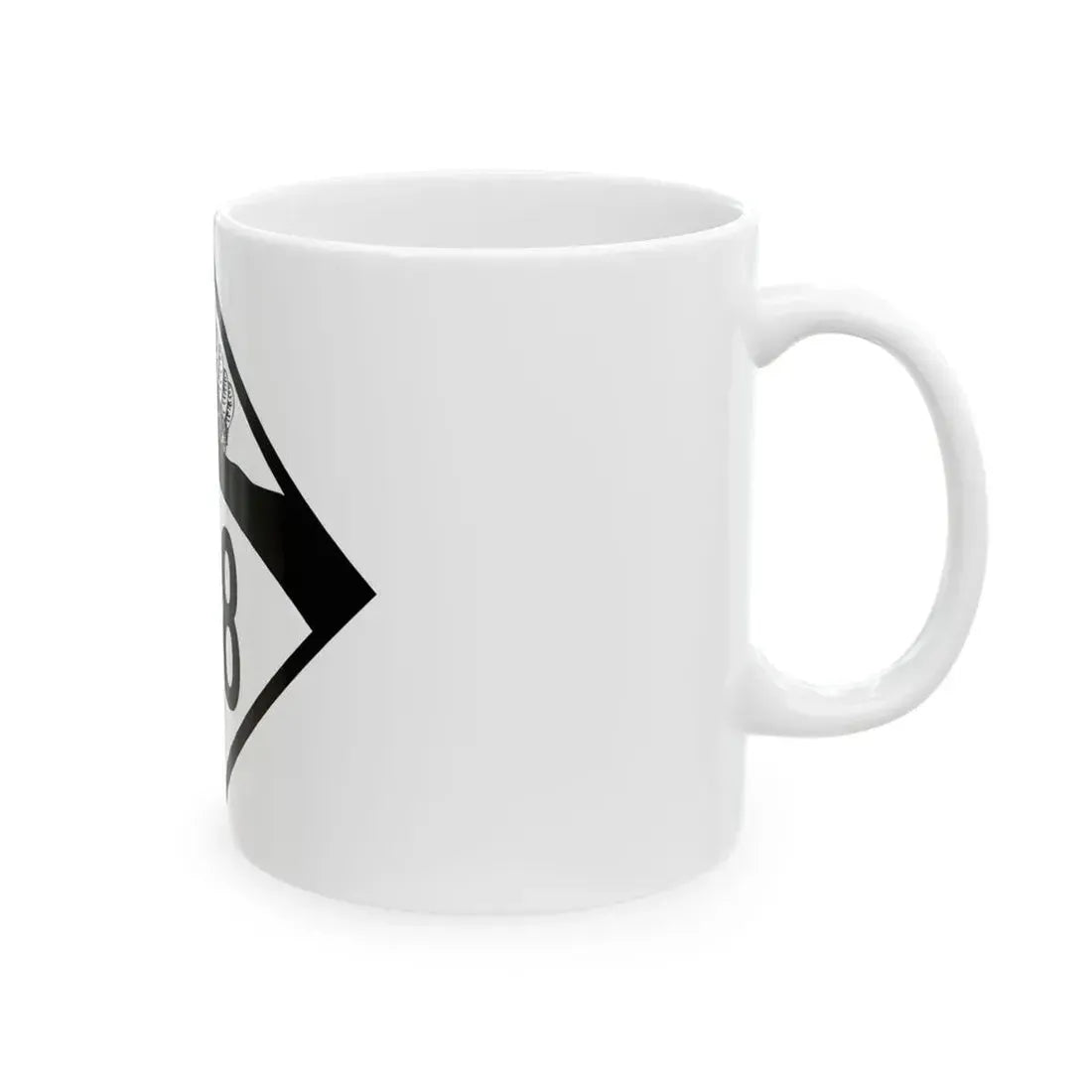 N-108 1950 (Nebraska) (Road Sign) White Coffee Mug - Go Mug Yourself