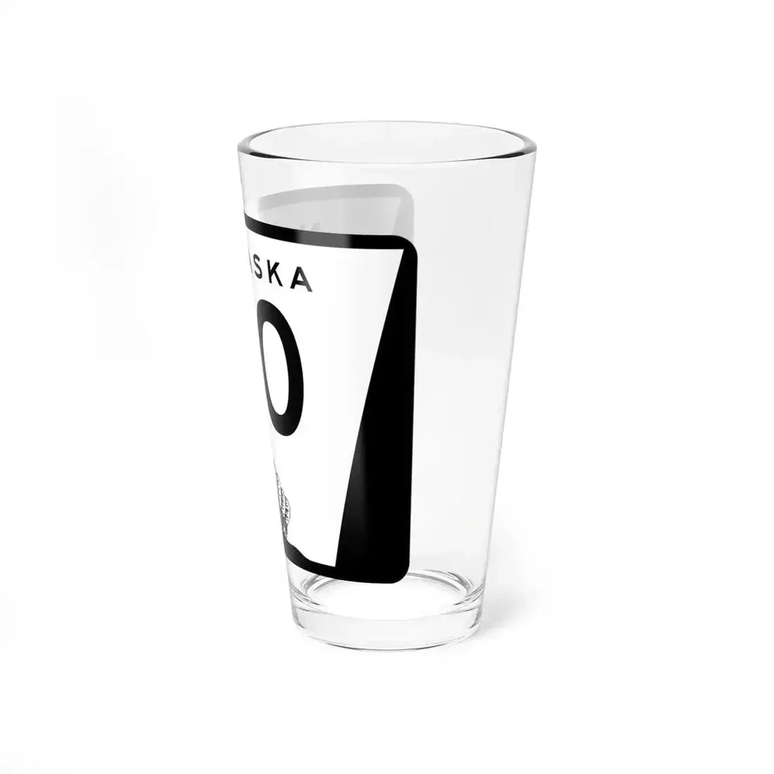 N-110 (Nebraska) (Road Sign) Pint Glass 16oz - Go Mug Yourself