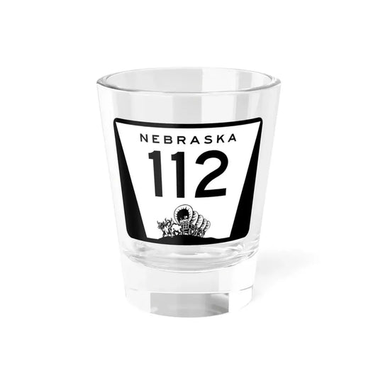 N-112 (Nebraska) (Road Sign) Shot Glass 1.5oz 1.5oz - Go Mug Yourself