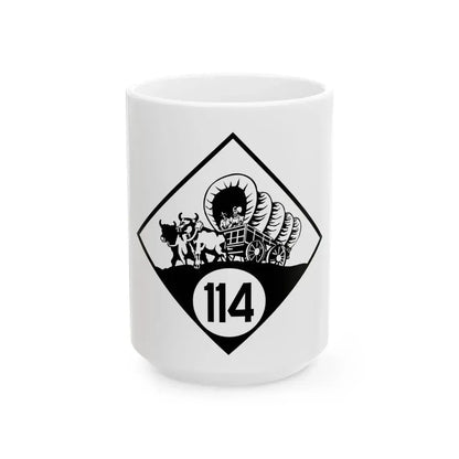 N-113 1926 (Nebraska) (Road Sign) White Coffee Mug 15oz - Go Mug Yourself
