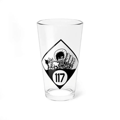 N-117 1926 (Nebraska) (Road Sign) Pint Glass 16oz 16oz - Go Mug Yourself