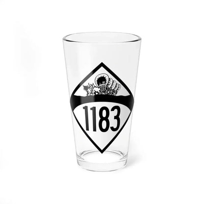 N-1183 1950 (Nebraska) (Road Sign) Pint Glass 16oz 16oz - Go Mug Yourself