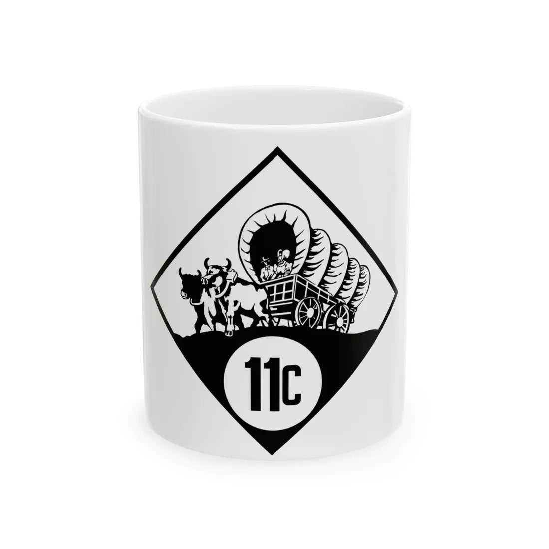 N-11C 1926 (Nebraska) (Road Sign) White Coffee Mug 11oz - Go Mug Yourself