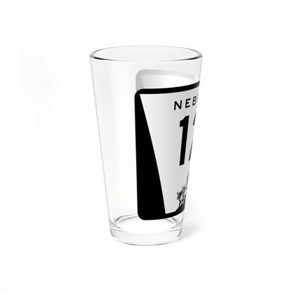 N-121 (Nebraska) (Road Sign) Pint Glass 16oz - Go Mug Yourself