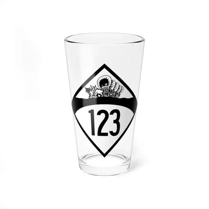 N-123 1950 (Nebraska) (Road Sign) Pint Glass 16oz 16oz - Go Mug Yourself