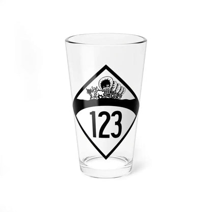 N-123 1950 (Nebraska) (Road Sign) Pint Glss 16oz 16oz - Go Mug Yourself