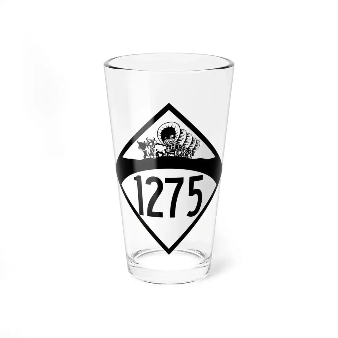 N-1275 1950 (Nebraska) (Road Sign) Pint Glass 16oz 16oz - Go Mug Yourself