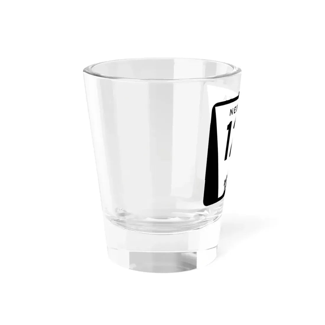 N-128 (Nebraska) (Road Sign) Shot Glass 1.5oz - Go Mug Yourself