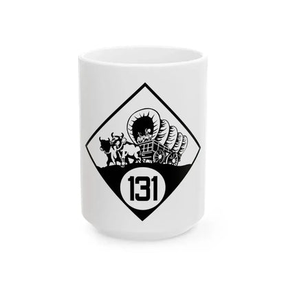 N-131 1926 (Nebraska) (Road Sign) White Coffee Mug 15oz - Go Mug Yourself