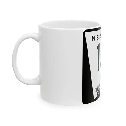 N-131 1967 (Nebraska) (Road Sign) White Coffee Mug - Go Mug Yourself