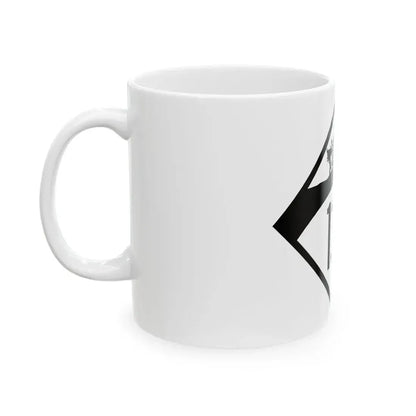 N-135 1950 (Nebraska) (Road Sign) White Coffee Mug - Go Mug Yourself