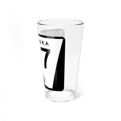 N-137 (Nebraska) (Road Sign) Pint Glass 16oz - Go Mug Yourself
