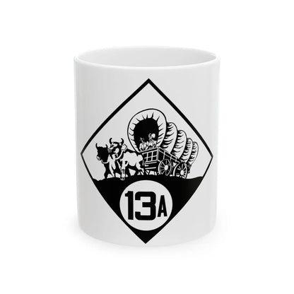N-13A 1926 (Nebraska) (Road Sign) White Coffee Mug 11oz - Go Mug Yourself